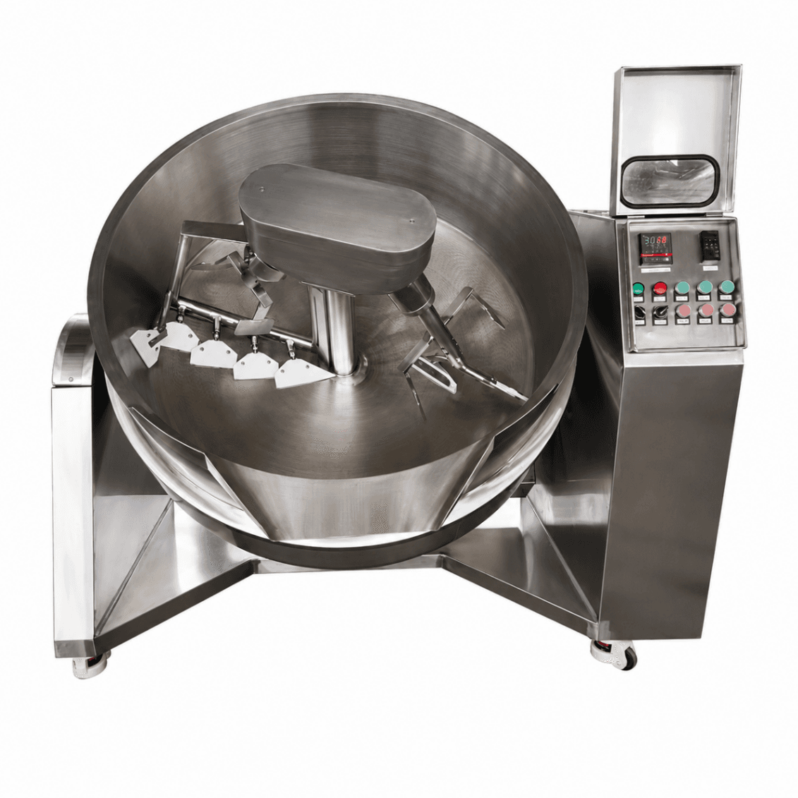 Tilting Kettle / Tilting Cooking Pan 400 L with Electric Heating, Electric Tilting, Mixer - FULL