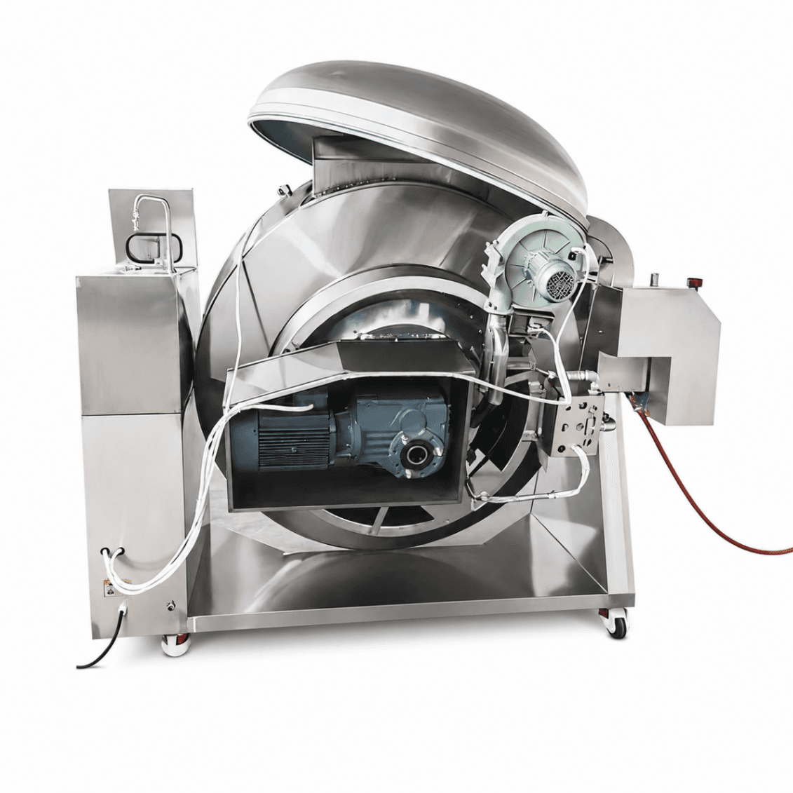 Sarten Volcable 200 Lts a Gas Directa Vuelco Electrico Mixer - FULL