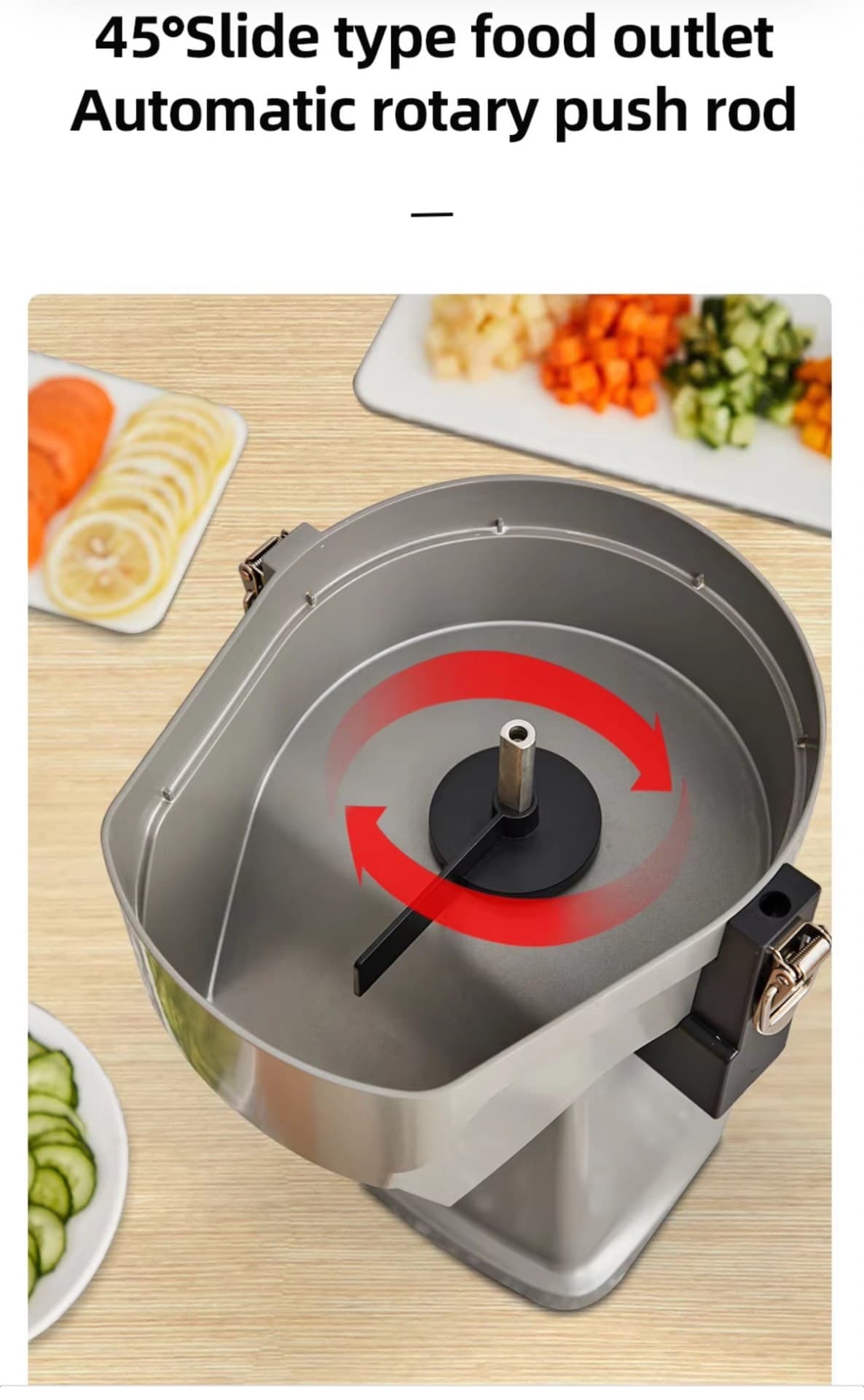 Cortador de Vegetales Multifuncional de Alta Eficiencia | 200W 140rpm HS-180