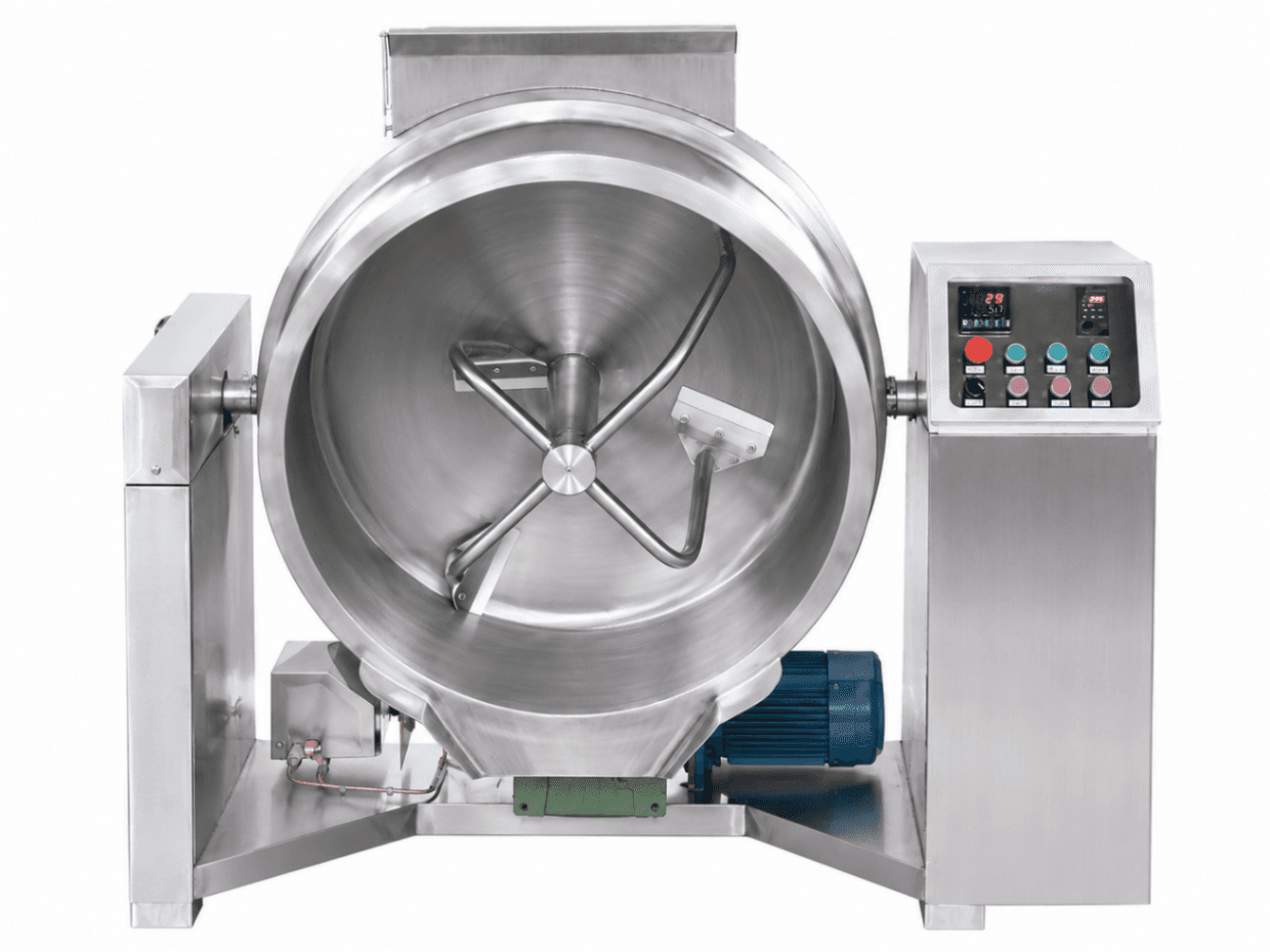 Sarten Volcable 400 Lts a Gas Indirecta Vuelco Electrico Mixer - BASICO