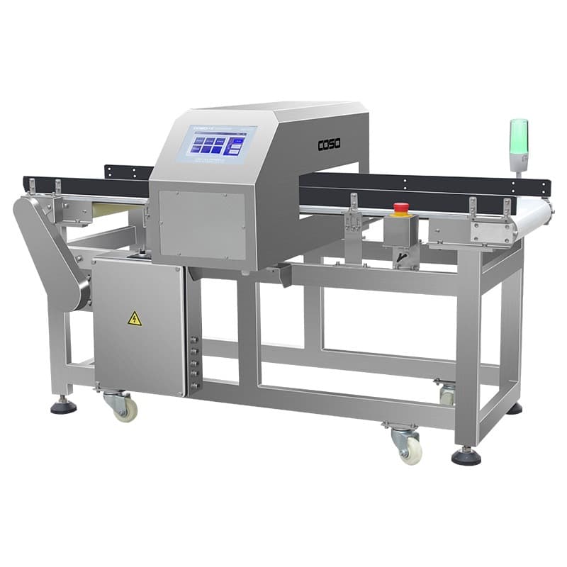 Detector de Metales con Cinta Transportadora para Envasado | Pantalla Táctil AEC500C-FULL
