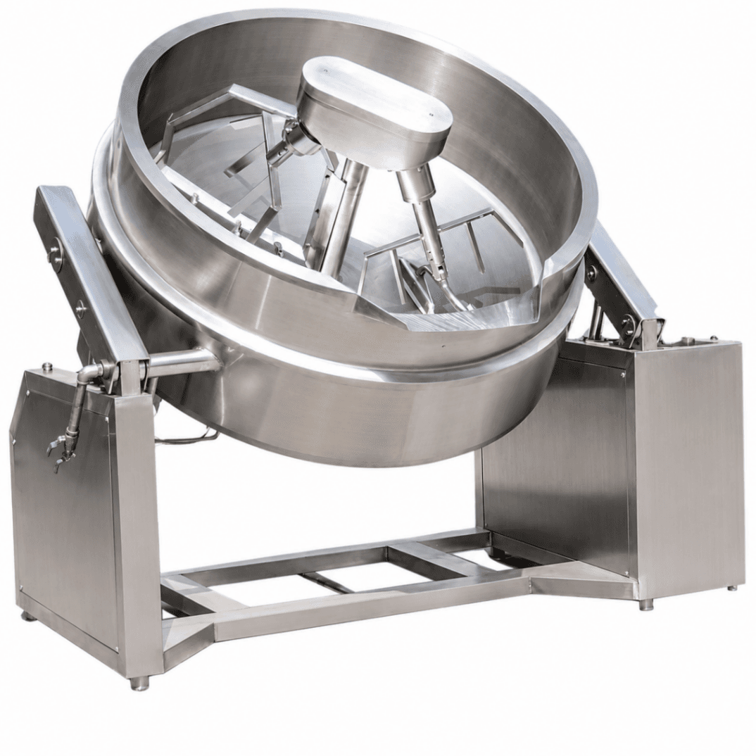 Sarten Volcable 400 Lts a Gas Directa Vuelco Hidraulico Mixer Planetario - BASICO