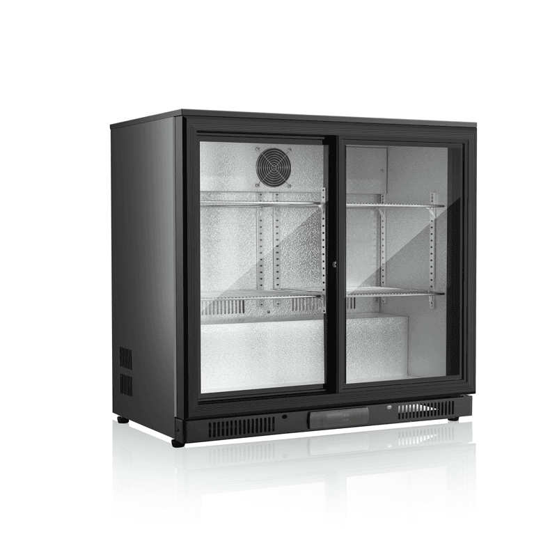 Back Bar Refrigerado Negro Profesional SC-88F – 88 L