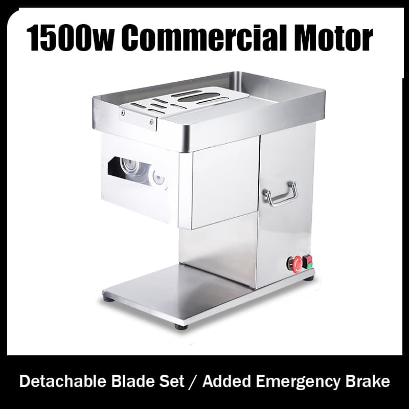 Picadora y Cortadora de Carne Industrial 200-300 kg/h para Carnicerías | Cabezal Desmontable 1500W B