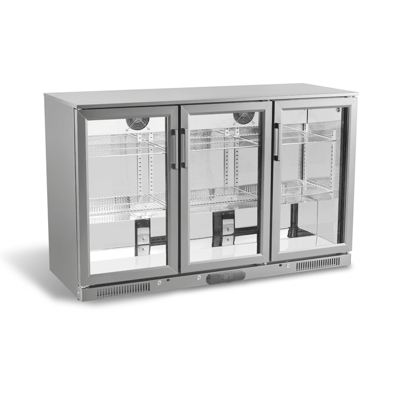 Back Bar Refrigerado Profesional SC-318FS | 318 L – Puerta Abatible de Cristal
