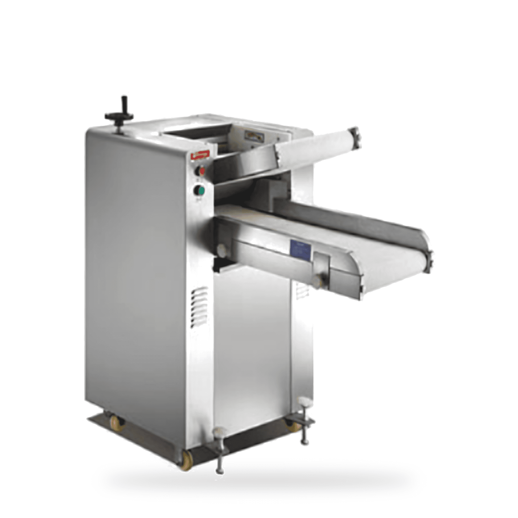 Laminadora de Masa Vertical de Suelo YMZD350 Motor 2,2 Kw Producción 600 Kgs/H Sobadora Profesional