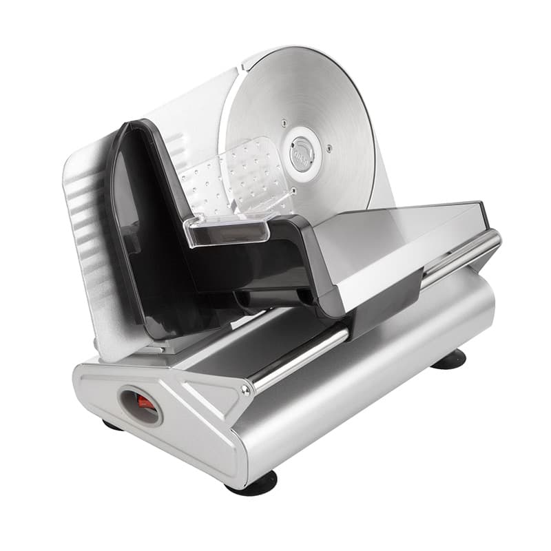 Cortadora de Fiambres Comercial Semiautomática con Disco de 190 mm | Espesor Ajustable 1-15 mm 8808