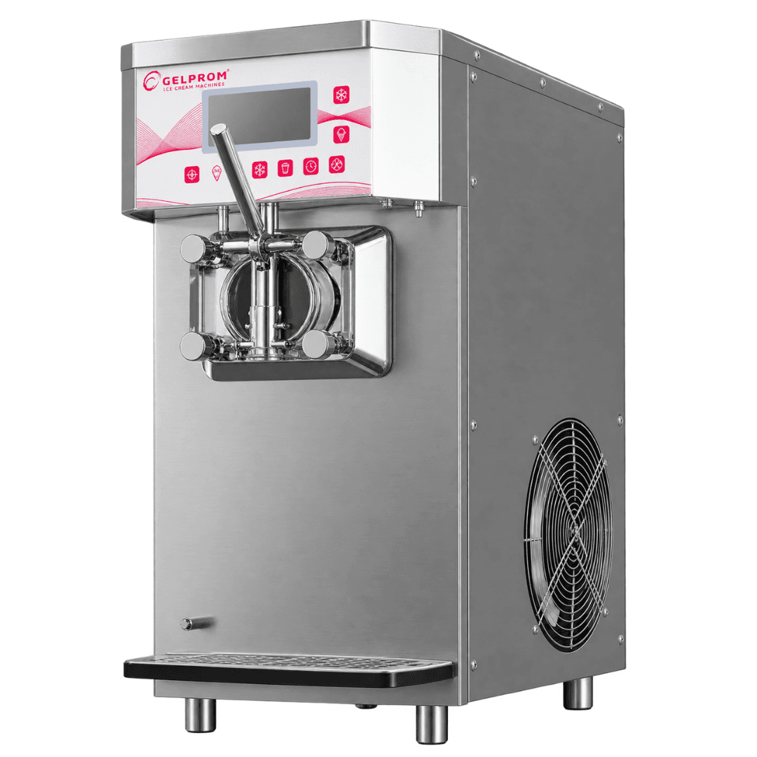 Máquina profesional de helado suave GP100PRO-D – sobremesa, 1 sabor, Defrost