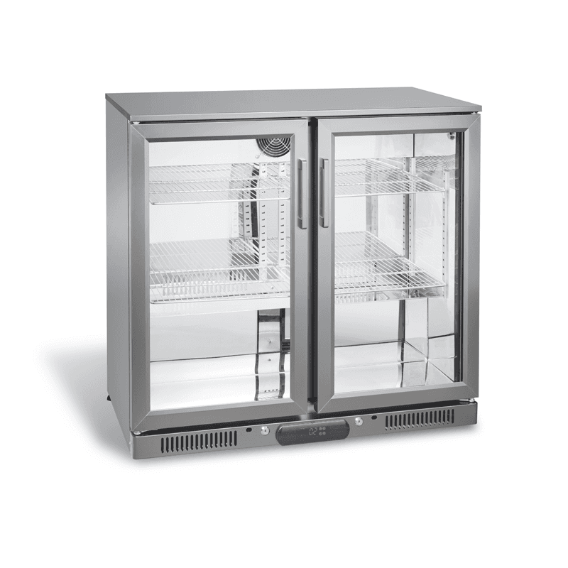 Back Bar Refrigerado Profesional SC-208FS | 208 L – Puerta Abatible de Cristal