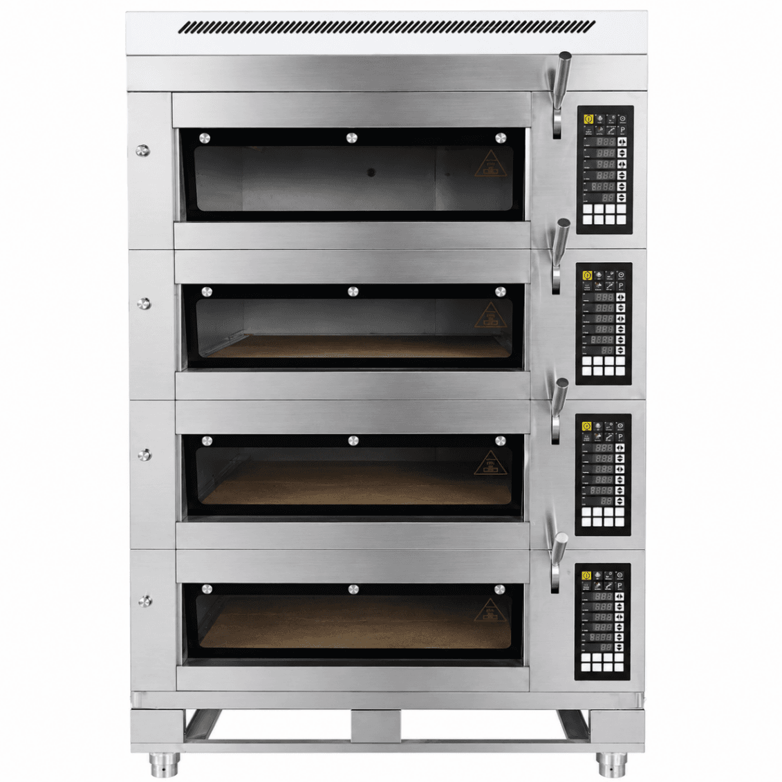 Horno Eléctrico de Piso Estilo Europeo 4 Cámaras 8 Bandejas 400×600mm S-E402 - ESTÁNDAR
