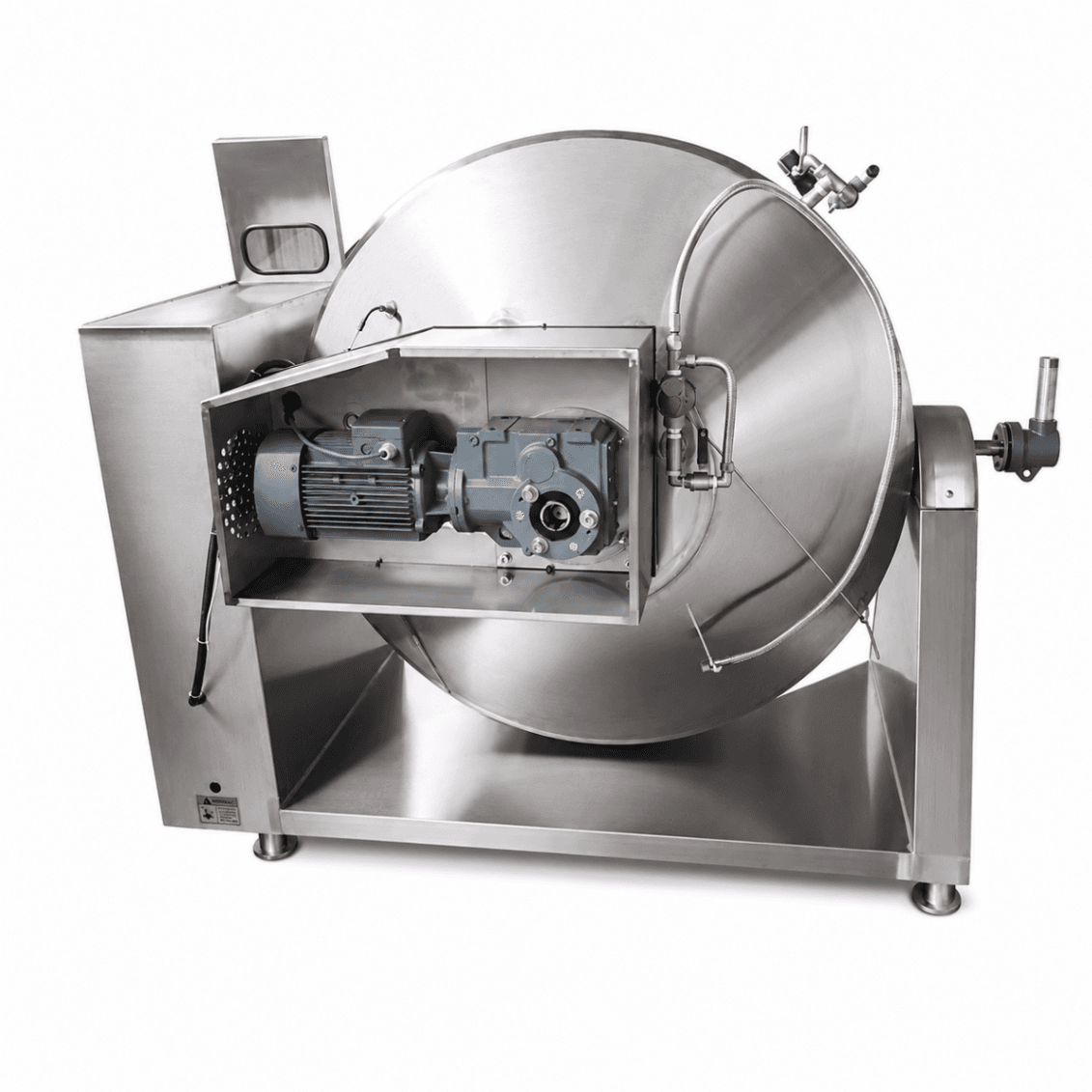 Sarten Volcable 600 Lts a Vapor Vuelco Hidraulico Mixer Planetario - BASICO
