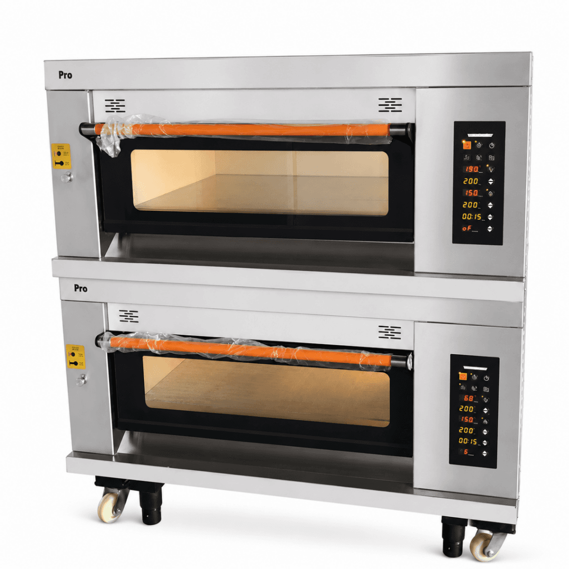 Horno Eléctrico de Piso 2 Cámaras 4 Bandejas 400×600mm S-202 - ESTÁNDAR