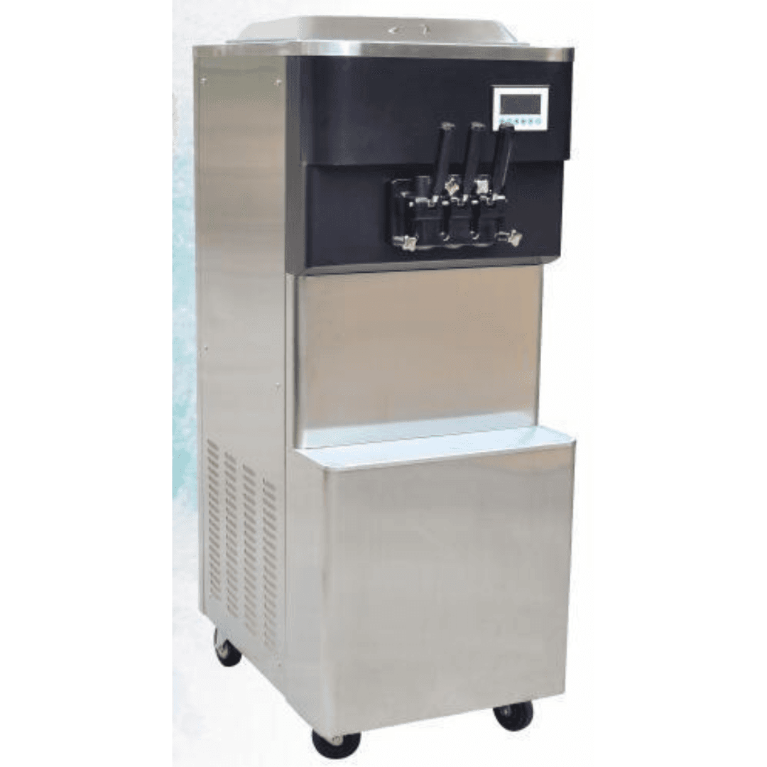 Professional Soft Serve Ice Cream and Frozen Yogurt Machine BQ722-F FULL with Precooling and Air Pump