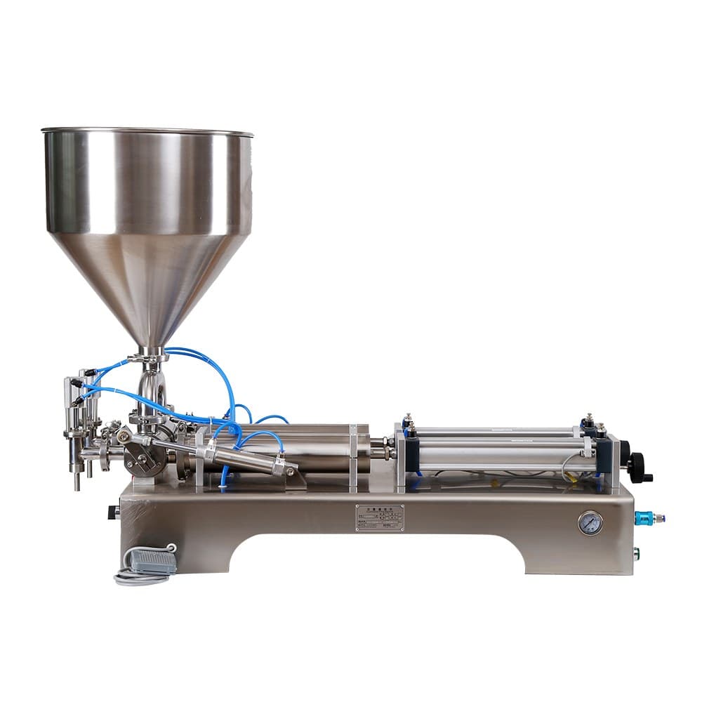 Llenadora Semiautomática Industrial de Pistón 10-300 ml para Líquidos Viscosos y Pastas | 2 Cabezale