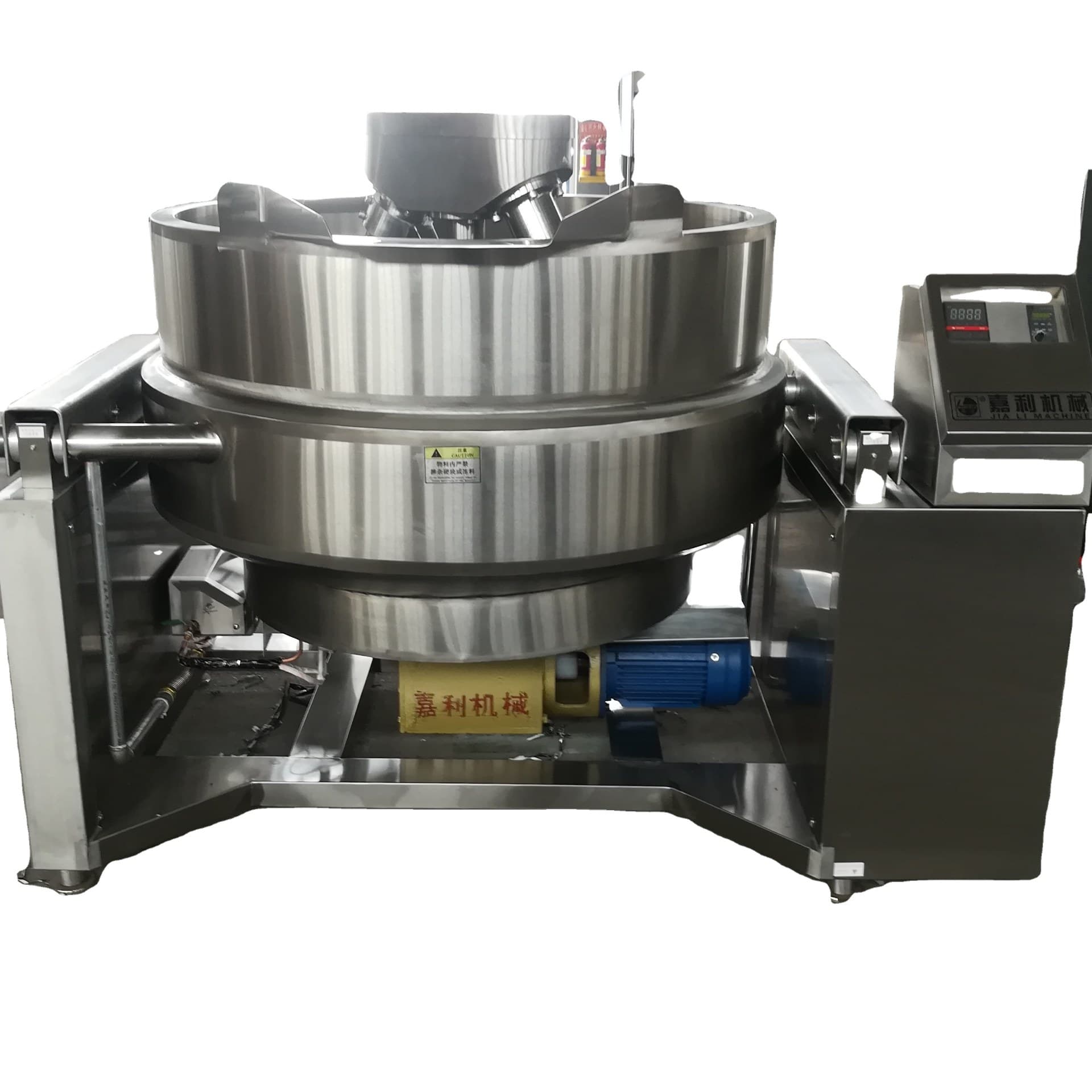 Sarten Volcable 400 Lts a Gas Indirecta Vuelco Hidraulico Mixer Planetario - BASICO
