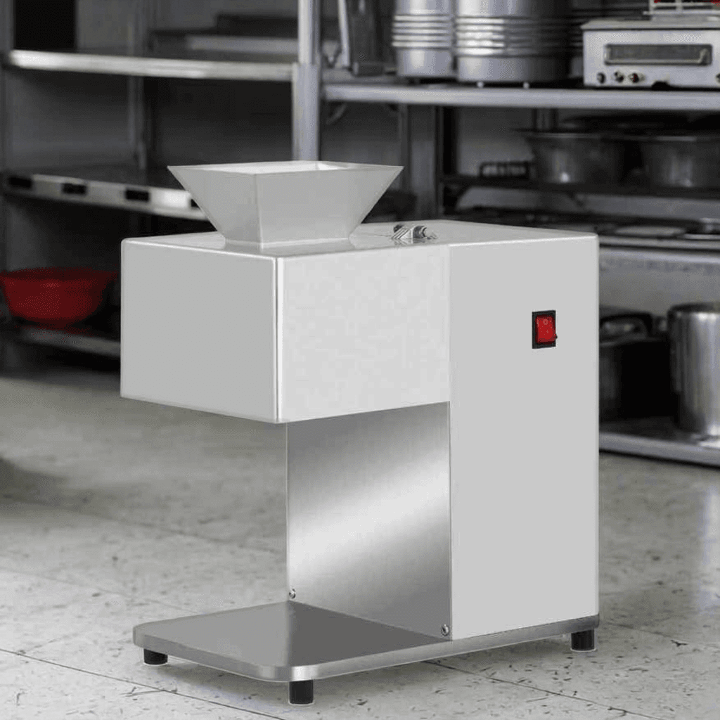 Cortadora de Carne de Sobremesa Industrial 200-250 kg/h para Carnicerías | Cuchilla Desmontable 1100