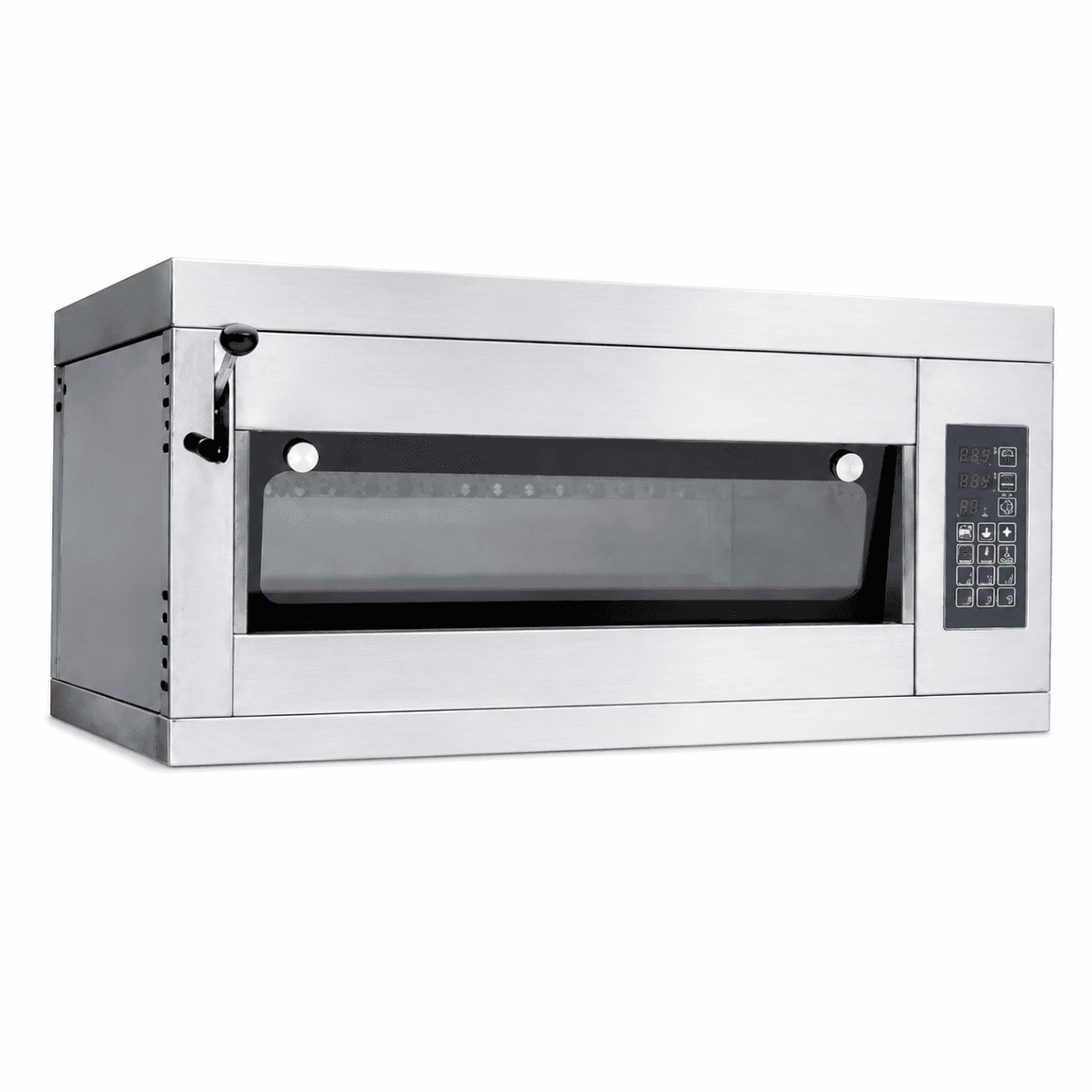 Horno Eléctrico de Piso Estilo Europeo 1 Cámara 2 Bandejas 400×600mm con Vapor y Piedra S-E102F - FU