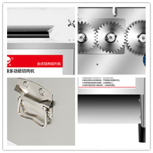 Cortadora de Carne Comercial de Sobremesa 200 kg/h para Carnicerías | Multifunción 850W 85