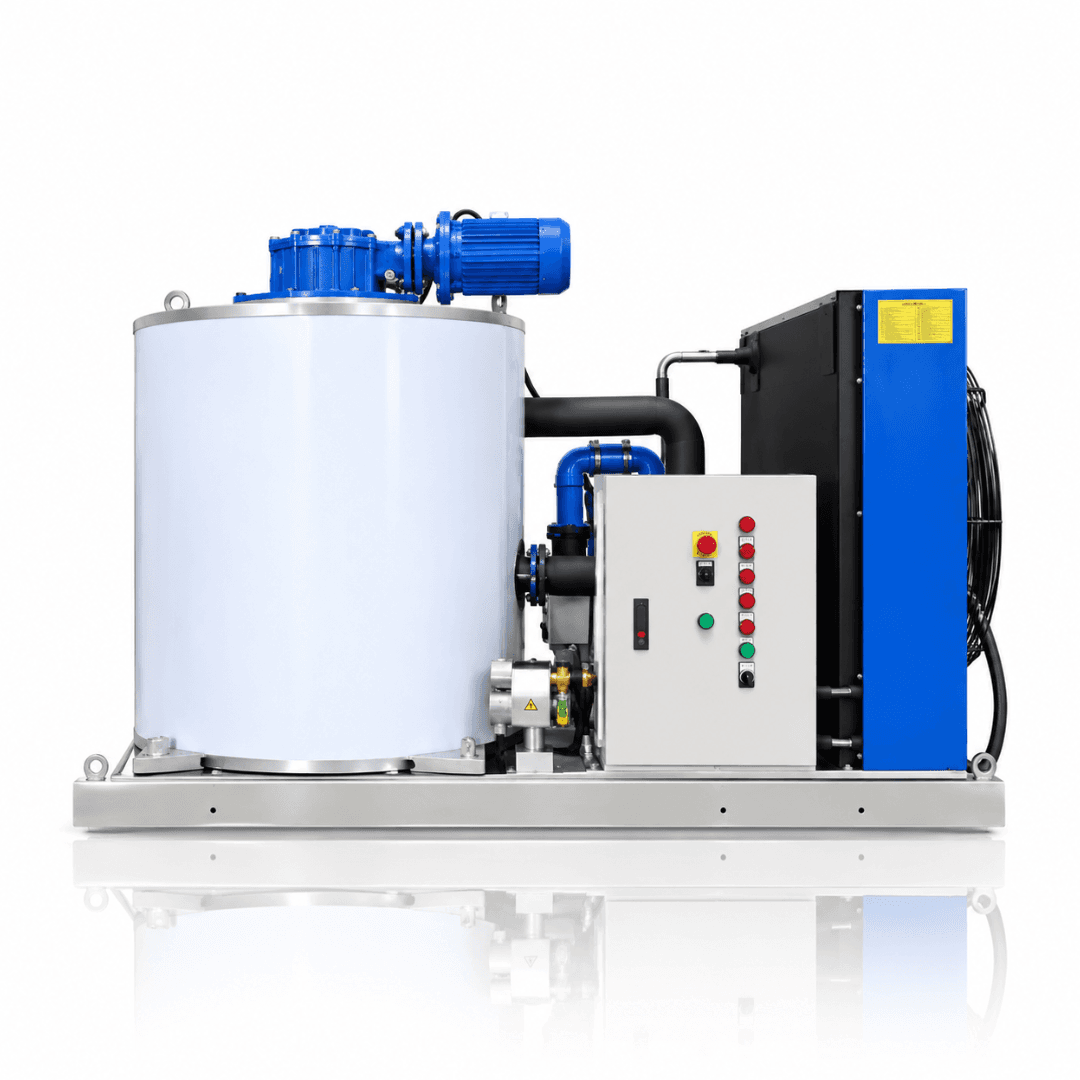 Máquina Industrial de Hielo en Escamas KP20 – 2 Ton/día – Refrigeración por Aire