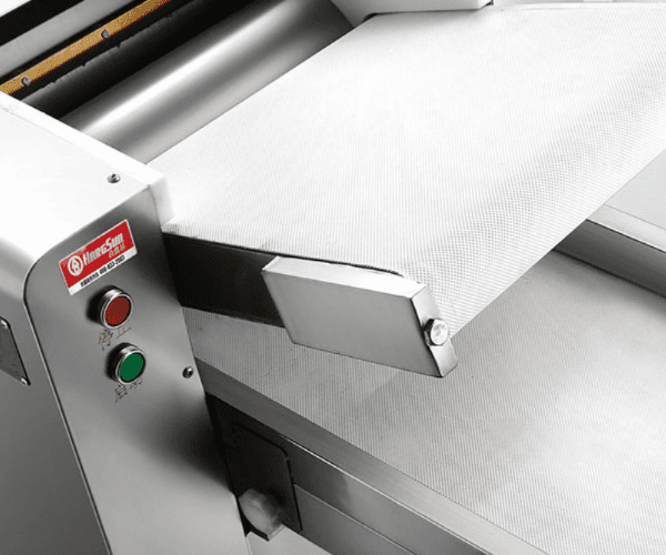 Laminadora de Masa Vertical de Suelo YMZD500 Motor 1,5 Kw Producción 400 Kgs/H Sobadora Profesional