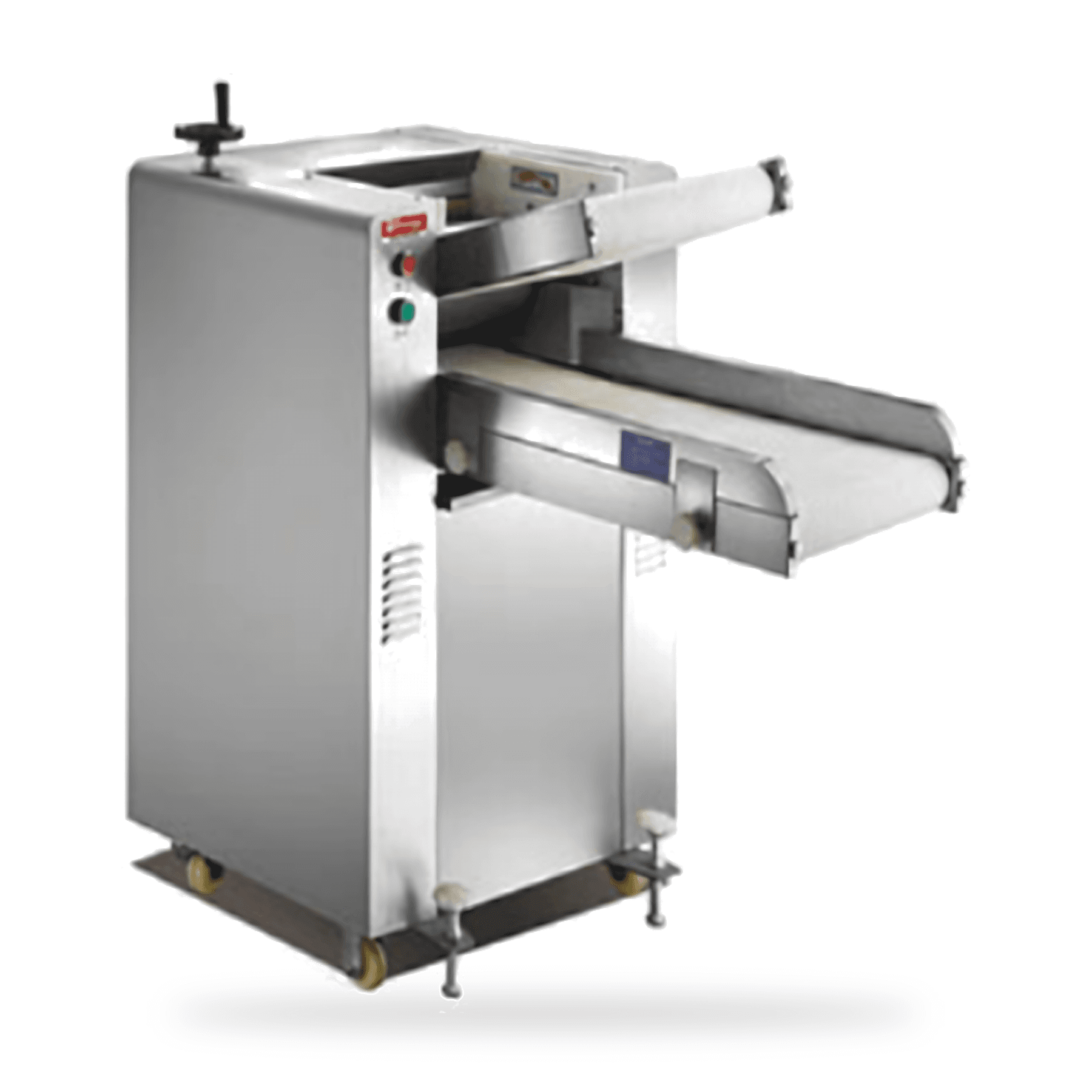 Laminadora de Masa Vertical de Suelo YMZD500 Motor 3 Kw Producción 900 Kgs/H Sobadora Profesional