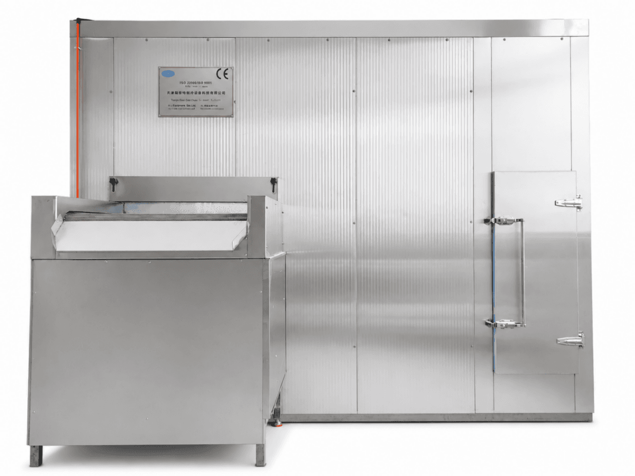 Congelador Espiral Industrial 250kg/h para Alimentos | Sistema Bitzer FSL250A