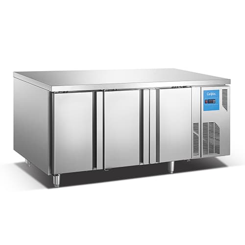 Bancada Congeladora Comercial GN 1/1 de 3 Portas para Restauração | Frio Negativo 1800mm com Dixell e R290 TD18L3