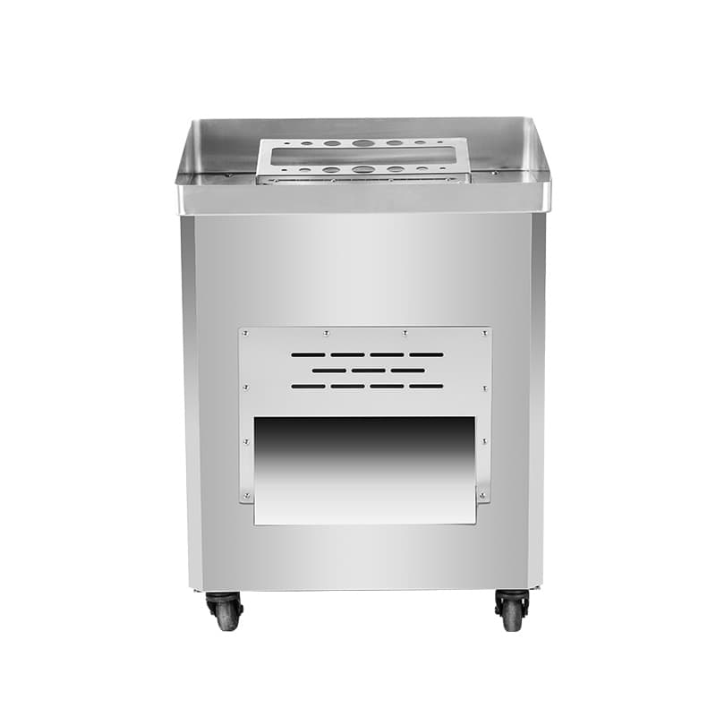 Cortadora de Carne Industrial 600-800 kg/h para Procesadoras | Diseño de Ingeniería con Cuchilla
