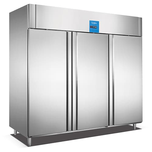 Congelador Industrial de Frio Negativo 1920 Litros para Restauração | 3 Portas GN 2/1, Duplo Compressor e -22°C GN2100BT3