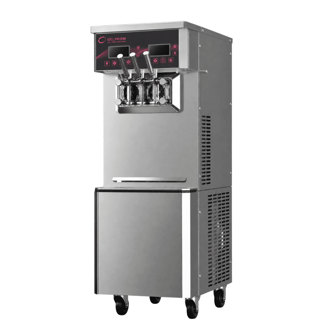 Máquina Profesional de Helado Soft GP300DC-AP-D con Pasteurización y Defrost