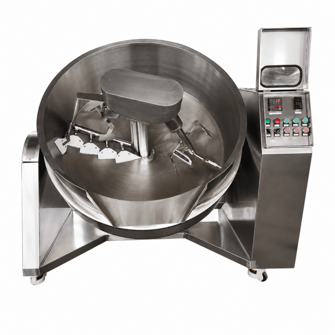Tilting Kettle / Tilting Cooking Pan 600 L with Electric Heating, Electric Tilting, Mixer - FULL