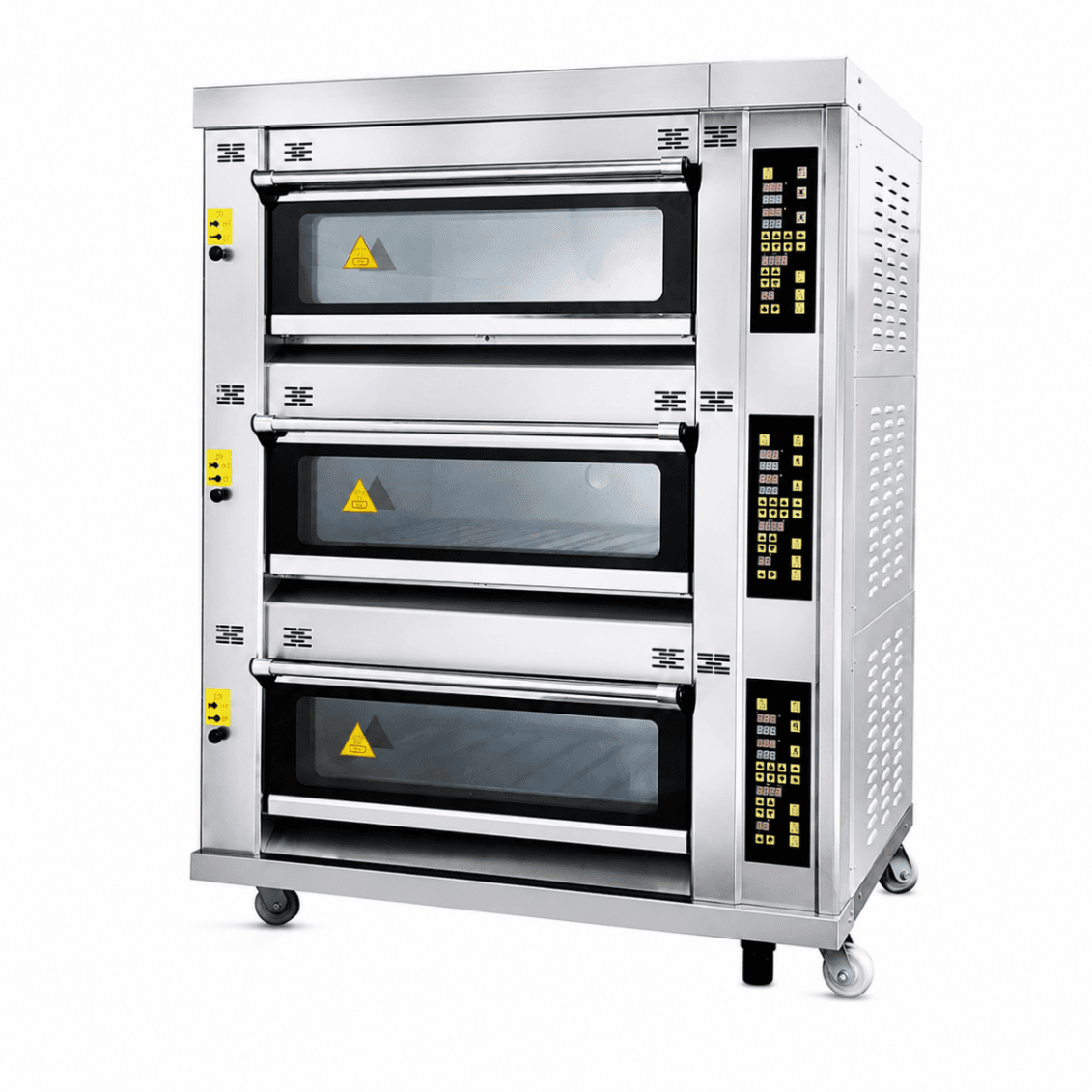 Horno Eléctrico de Piso 3 Cámaras 6 Bandejas 400×600mm S-302 - ESTÁNDAR