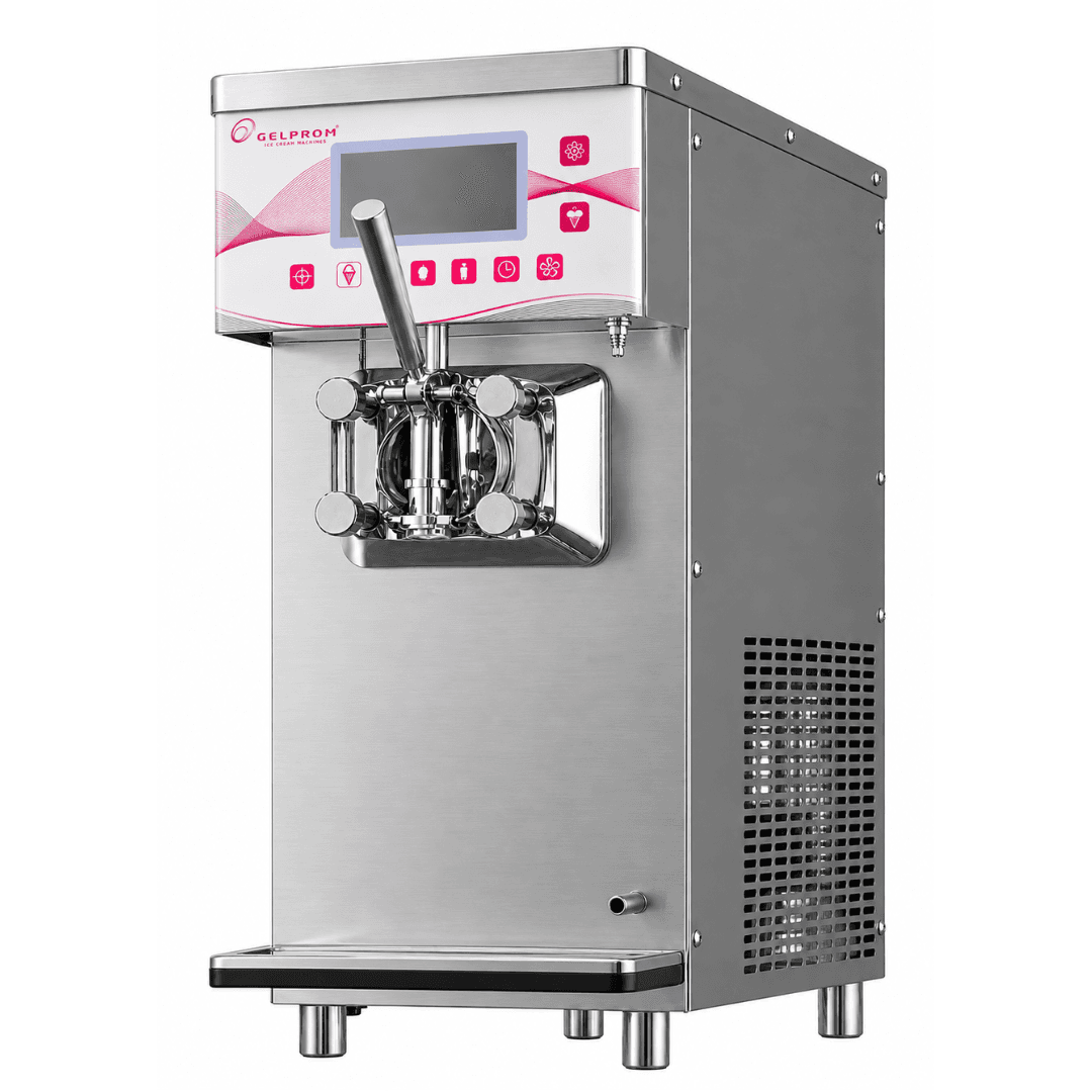 Máquina Profesional de Helado Soft GP100-AP-F – 1 Sabor, Pump Feed, Defrost y Pasteurización