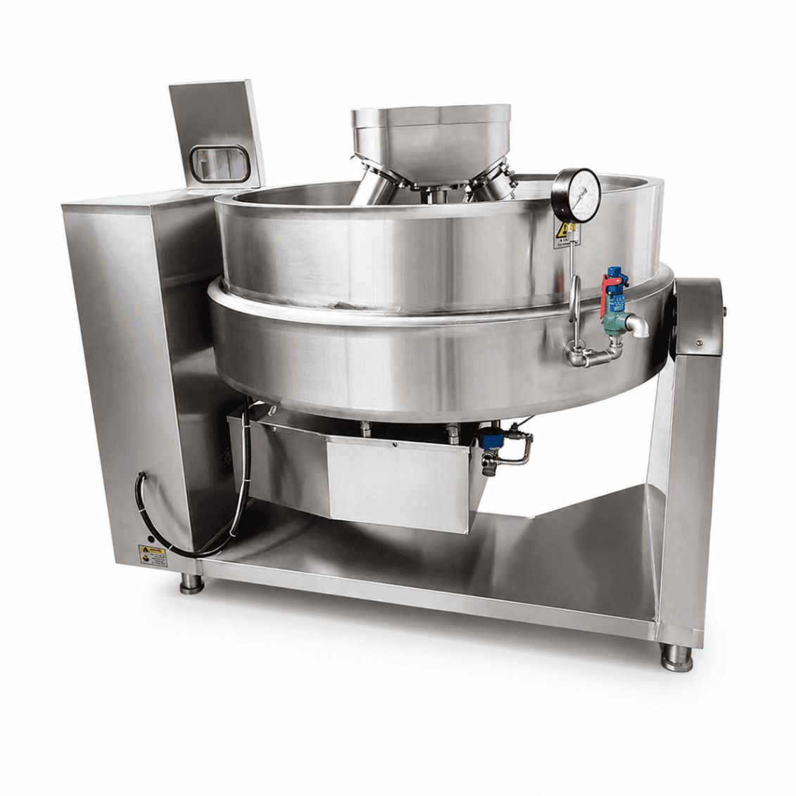 Sarten Volcable 400 Lts a Vapor Vuelco Hidraulico Mixer Planetario - BASICO