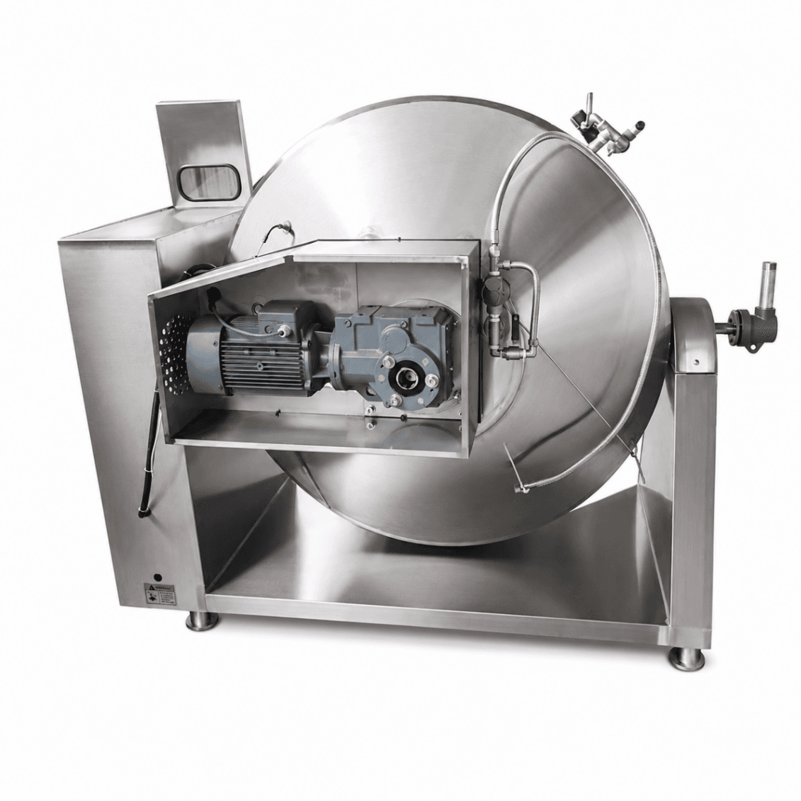 Sarten Volcable 400 Lts a Vapor Vuelco Hidraulico Mixer Planetario - BASICO